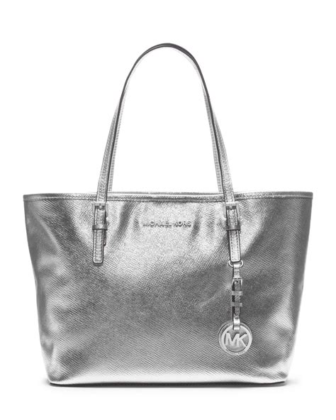 michael kors jet set travel drawstring tote|Michael Kors jet set silver.